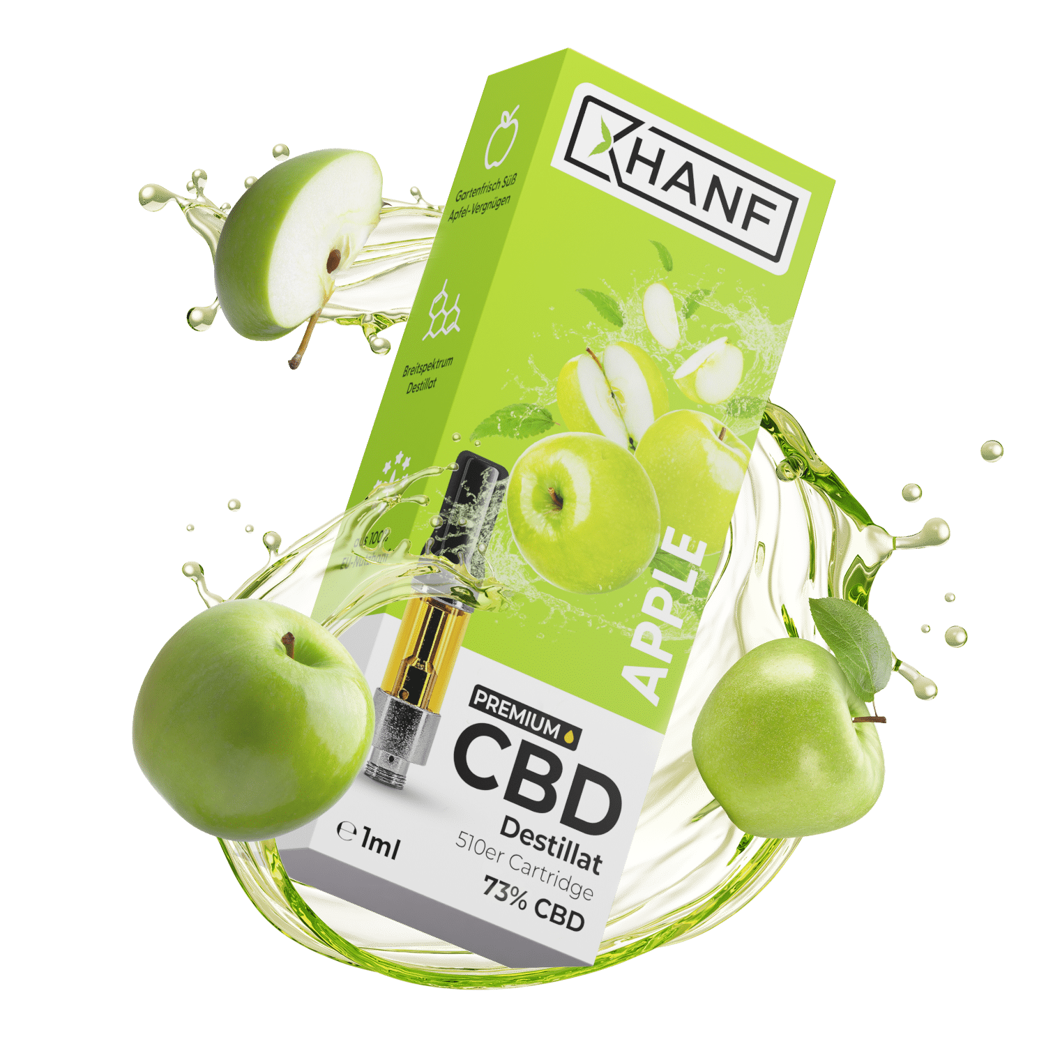 Hanfosan CBD Liquid Apple · 1 ml