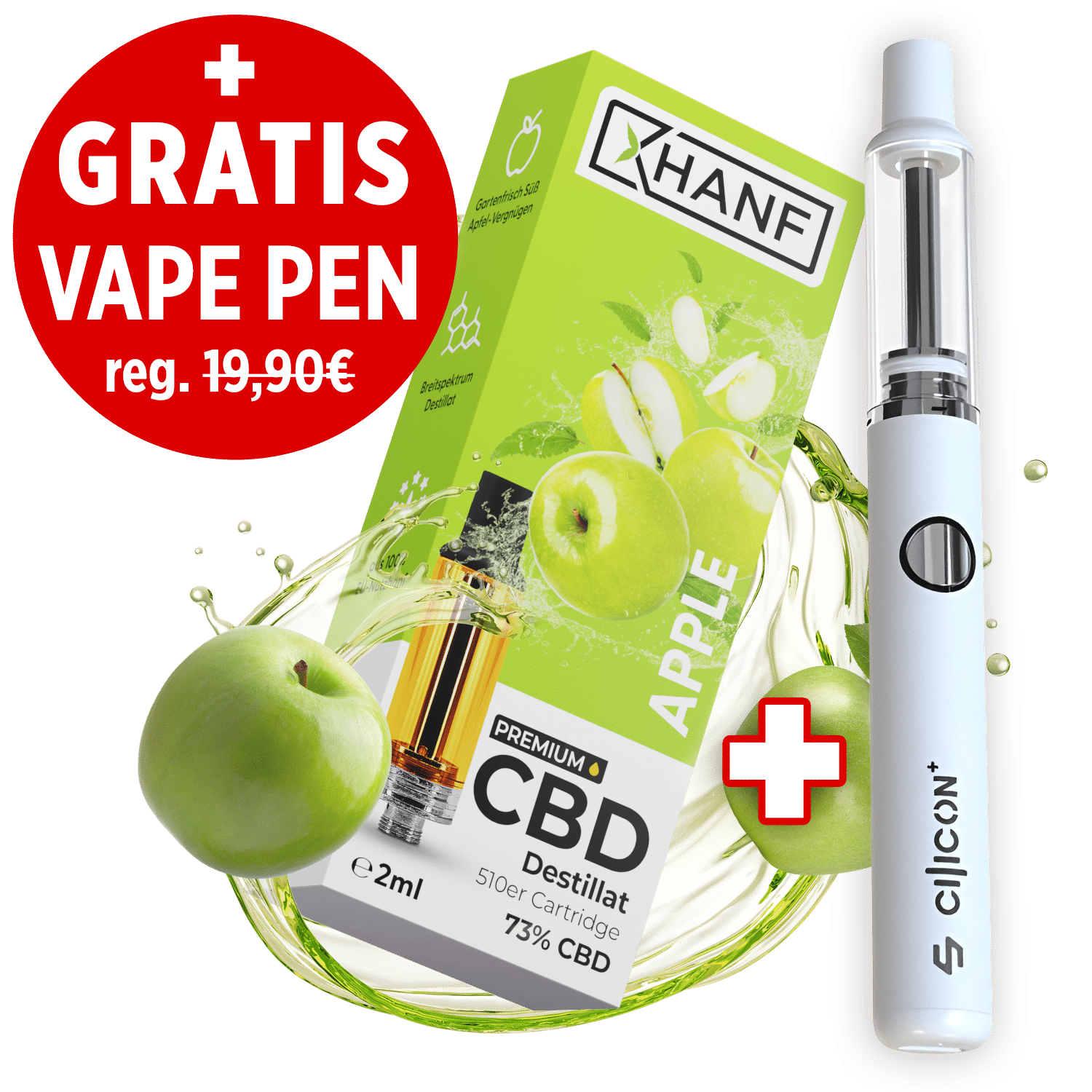 Hanfosan CBD Liquid Apple · 2 ml