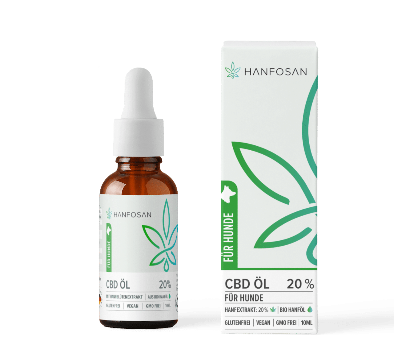 Hanfosan CBD Premium Öl für Hunde 20 % · 10 ml