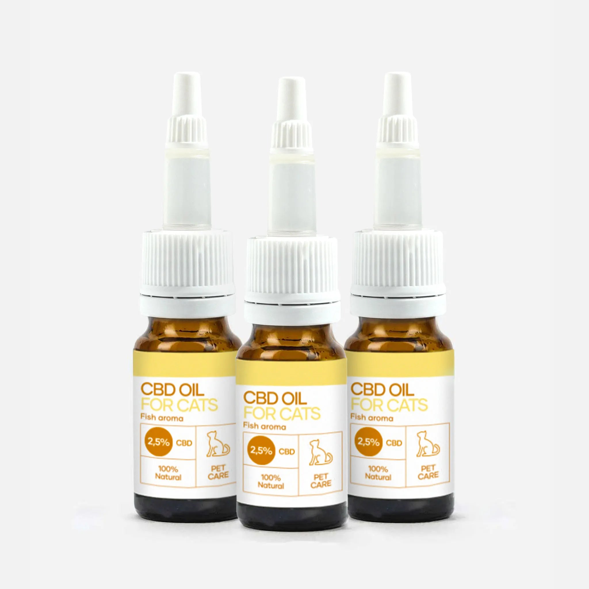 Nordic Oil 3er-Pack: CBD Öl für Katzen - Fisch (2