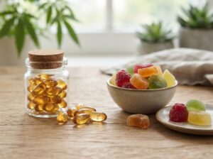 CBD Kapseln oder Gummies