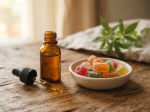 CBD Öl oder Gummies