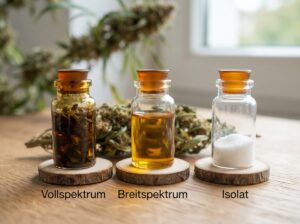 CBD Vollspektrum Breitspektrum Isolat